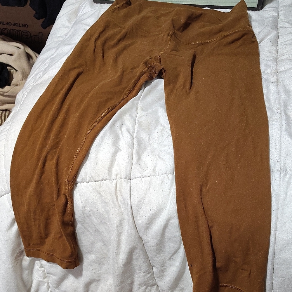 Lululemon Athletica Tan Leggings
